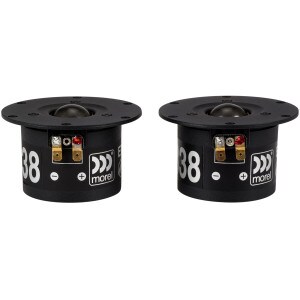 Morel ET 338-104 1-1/8" Soft Dome Tweeter Matched Pair